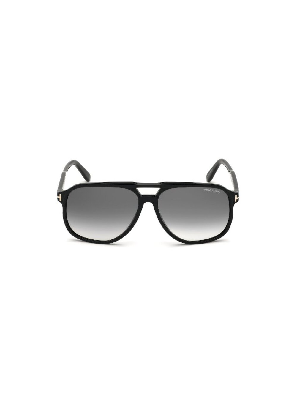 New Tom Ford Men's Sunglasses Black Aviator Grey Lens Acetate Frame FT0753 RAOUL